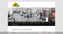 Desktop Screenshot of medsport-olching.de