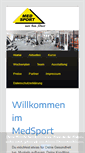 Mobile Screenshot of medsport-olching.de
